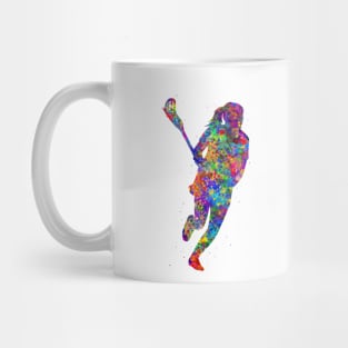 Lacrosse player girl Mug